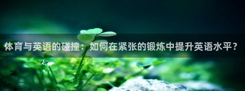 星速体育单独注册w995踮in：体育与英语的碰撞：如何在紧张的锻炼中提升英语水平？